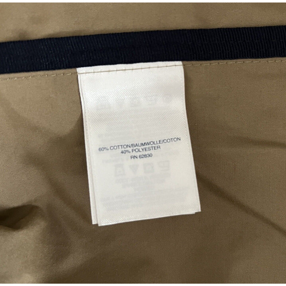 Lands End Jacket Mens Large Beige Windbreaker Casual Preppy Grandpa Grandpacore‎ - Picture 7 of 8